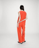 Top en coton sans manches col V sanguine Vagabond