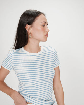 Pull en fine maille bleuet Vendredi