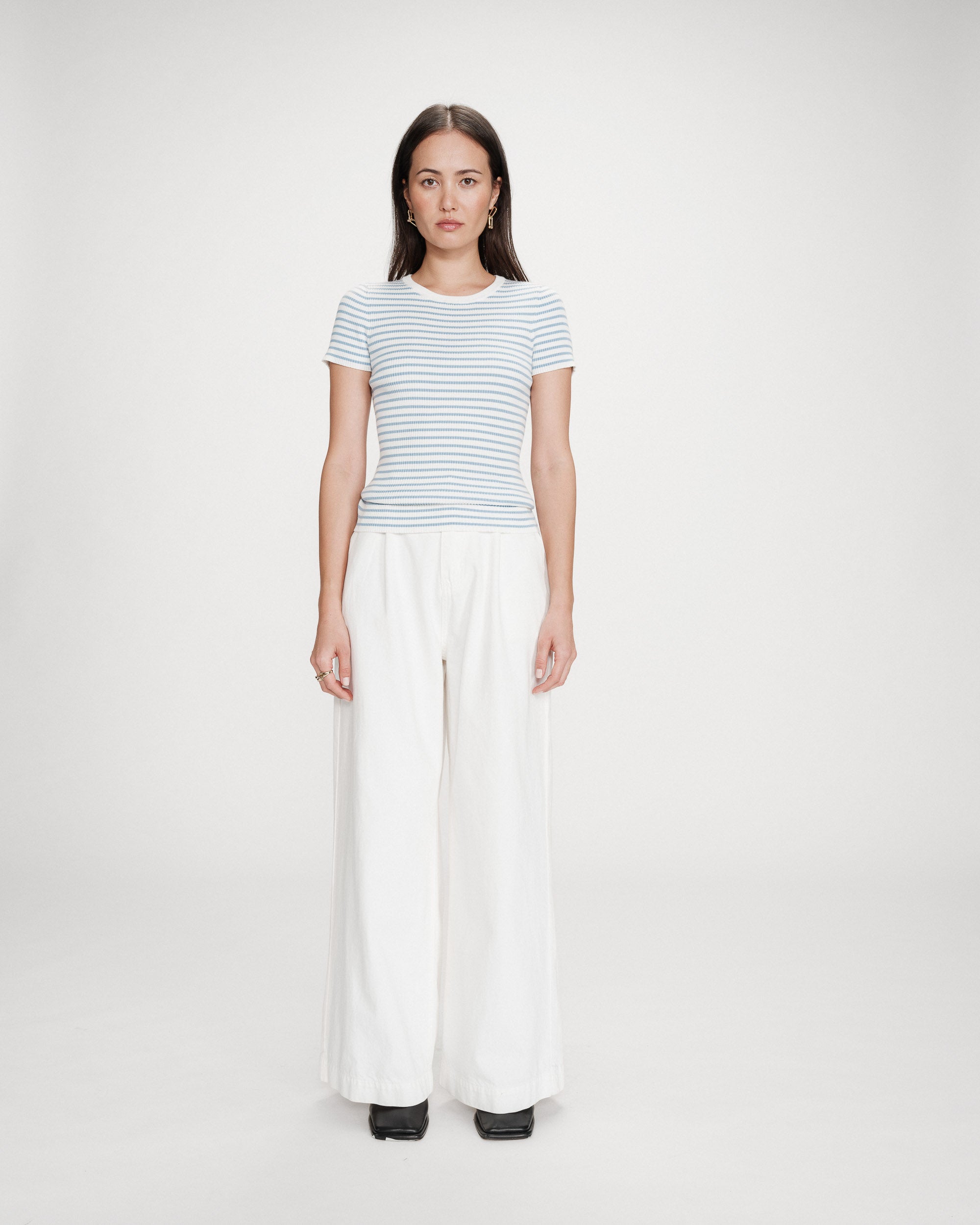 Pull en fine maille bleuet Vendredi