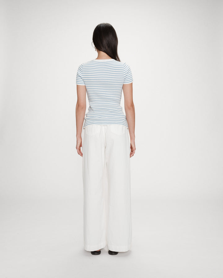 Pull en fine maille bleuet Vendredi