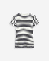 Jersey de punto fino ajustado mangas cortas marine Vendredi