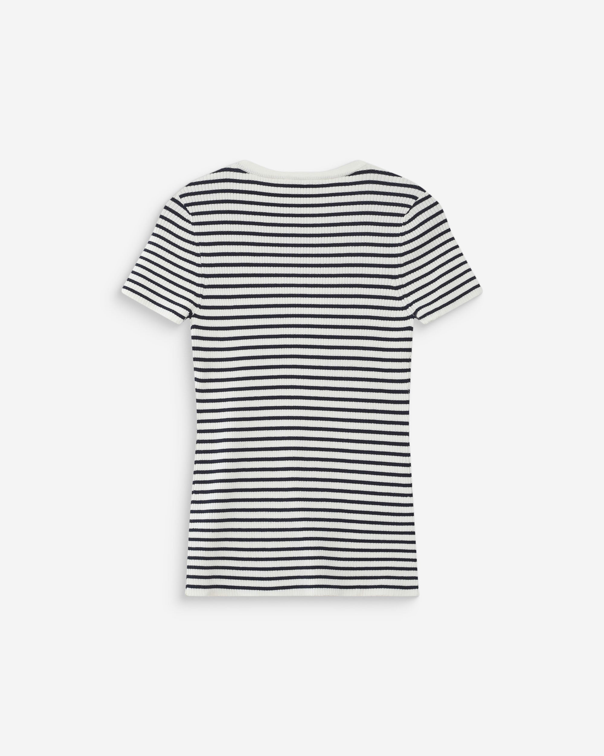 Jersey de punto fino ajustado mangas cortas marine Vendredi