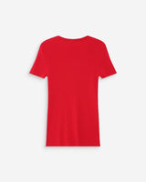 Jersey de punto fino ajustado mangas cortas rouge Vendredi