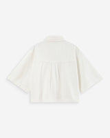 Chemise oversize en denim white Vita