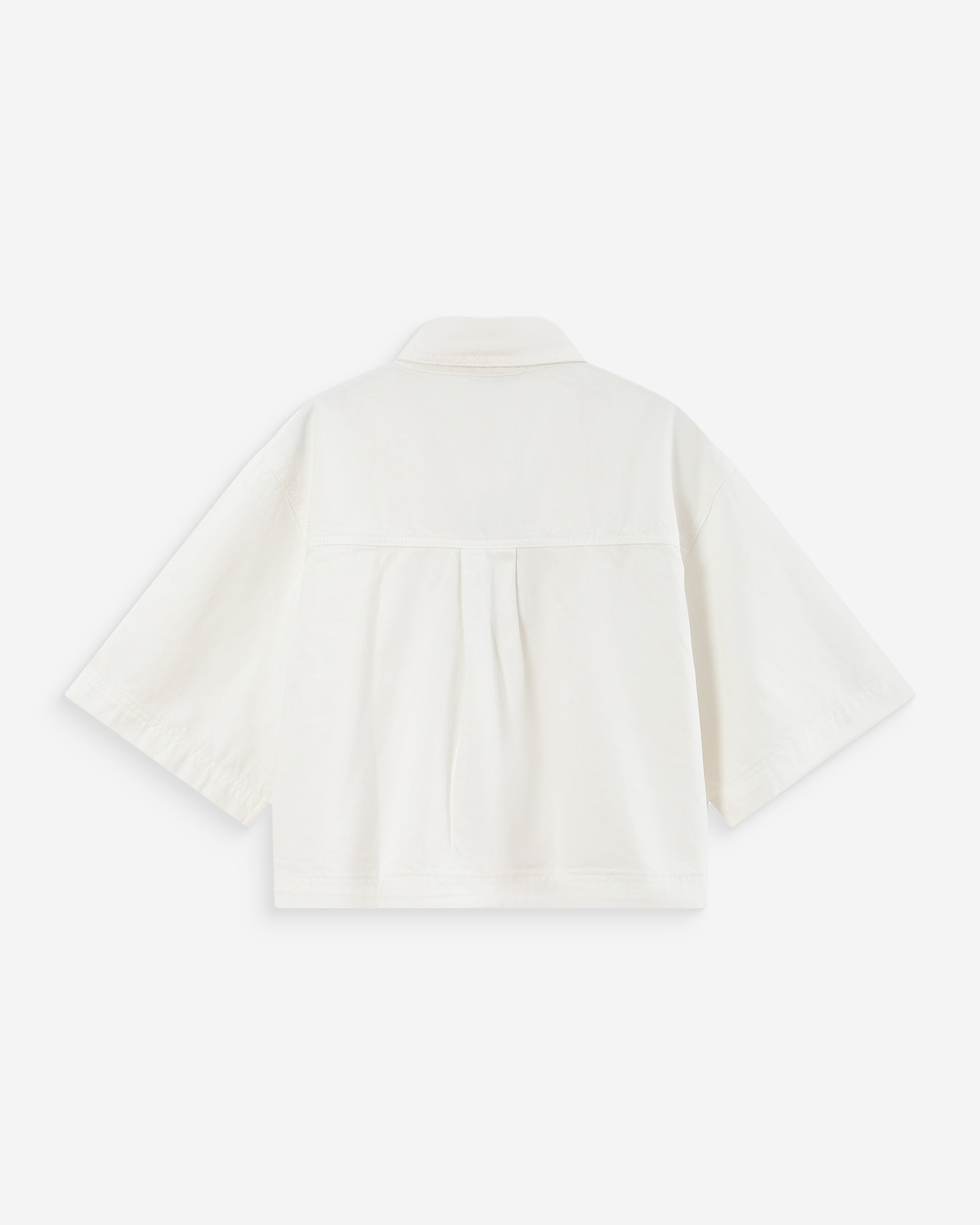 Chemise oversize en denim white Vita