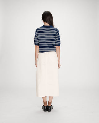 Polo à rayures marine Veracruz