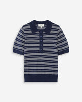 Polo à rayures marine Veracruz