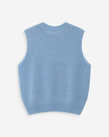 Pull en laine et mohair bleuet Vollo