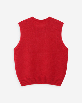 Jersey de lana y mohair rouge Vollo