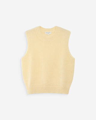 Pull en laine et mohair vanille Vollo