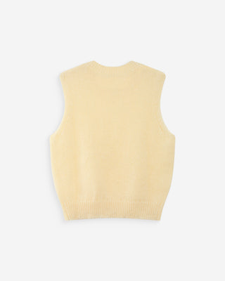 Pull en laine et mohair vanille Vollo