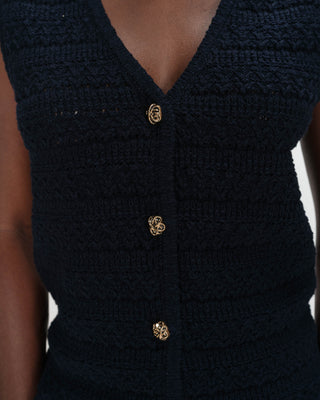 Gilet sans manches marine Vincennes