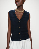 Gilet sans manches marine Vincennes