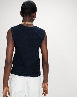 Gilet sans manches marine Vincennes