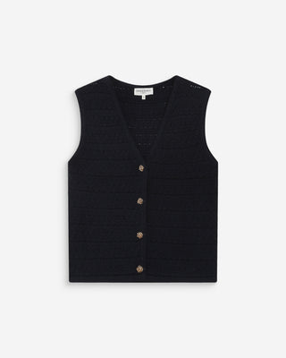 Gilet sans manches marine Vincennes