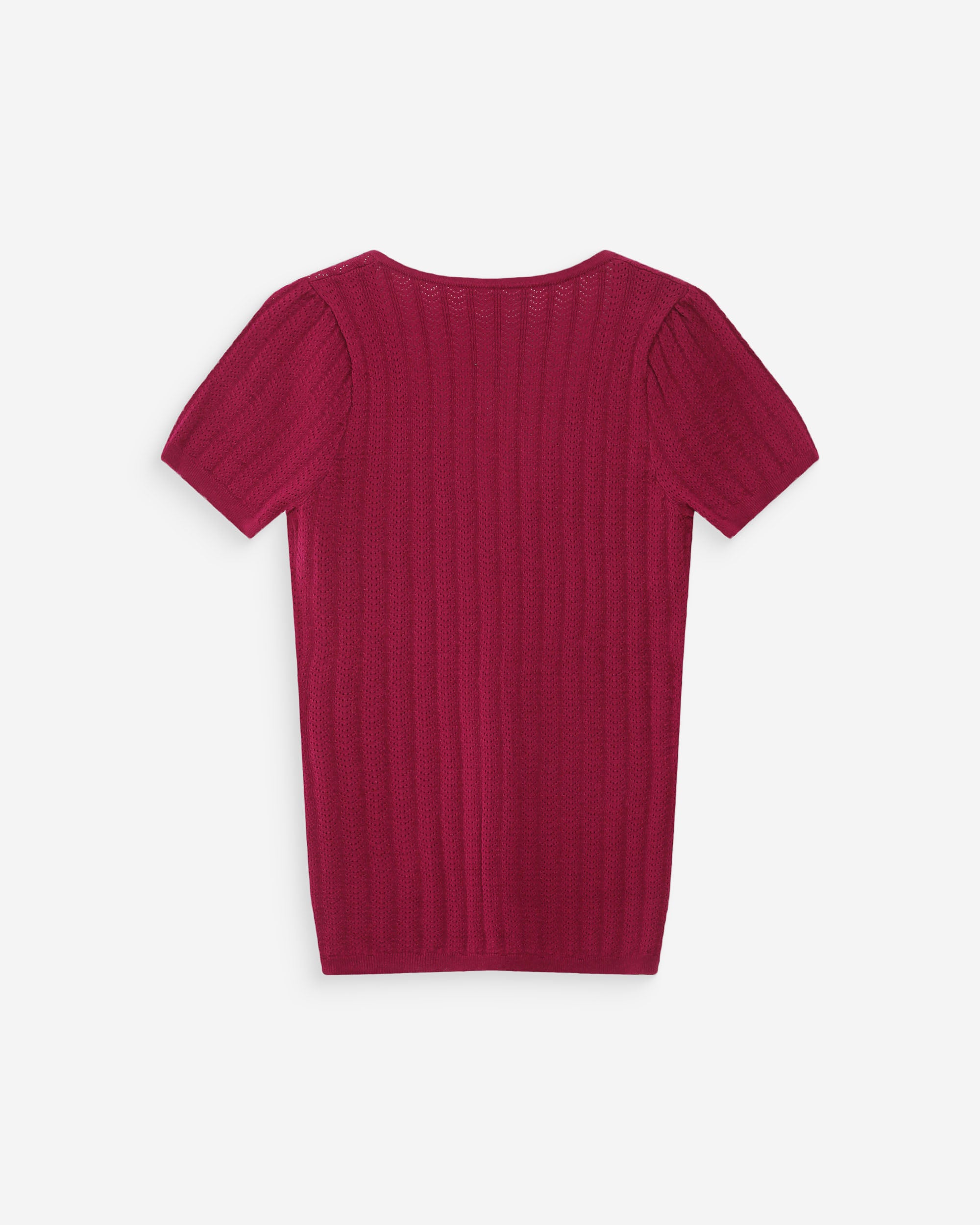 Pull ajusté à fronces pivoine Velyor