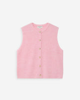 Cardigan sans manches rose Vollando