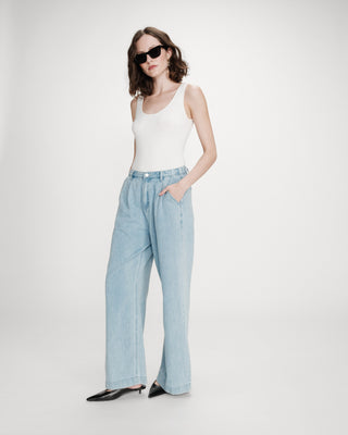 Body en maille fine ivoire Velmondo