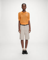 Polo en fine maille gold Vathi