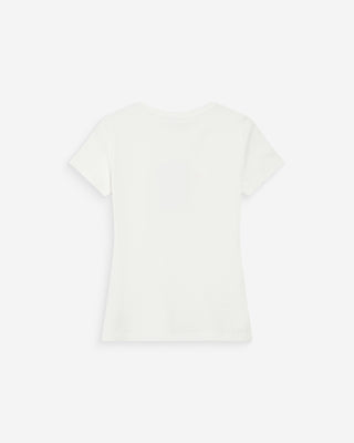 Camiseta con mensaje ivoire Vigee