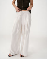 Pantalón de sastre de lino sable Wally