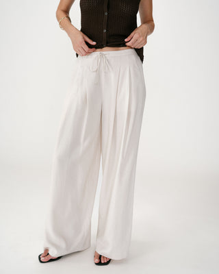 Pantalón de sastre de lino sable Wally