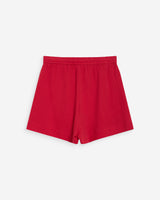 High-waisted cotton gauze wide shorts fuchsia Wasabi