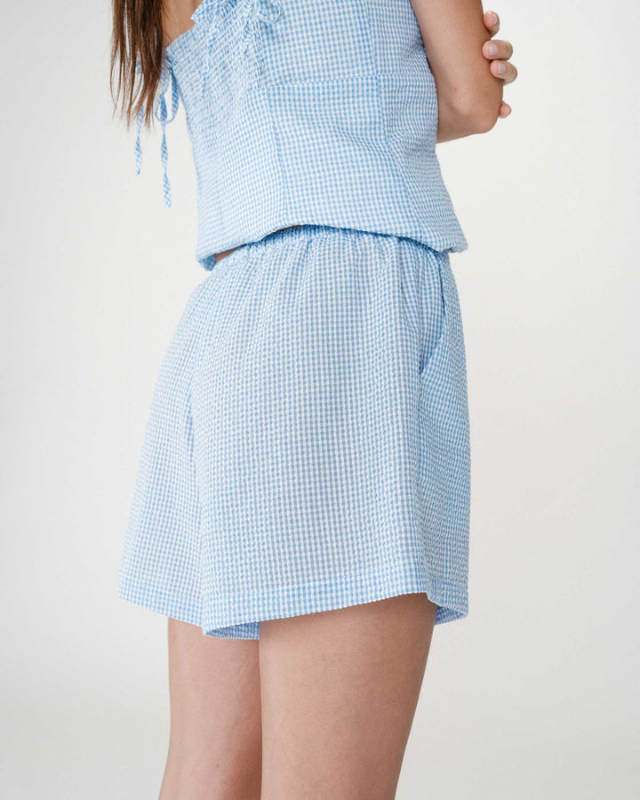 Short de algodón de cuadros ciel Waylen