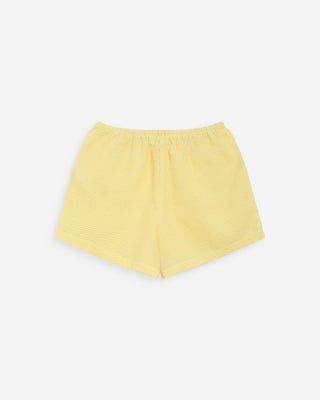 Short de algodón de cuadros jaune Waylen