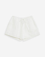 Short de algodón bordado white Wyler