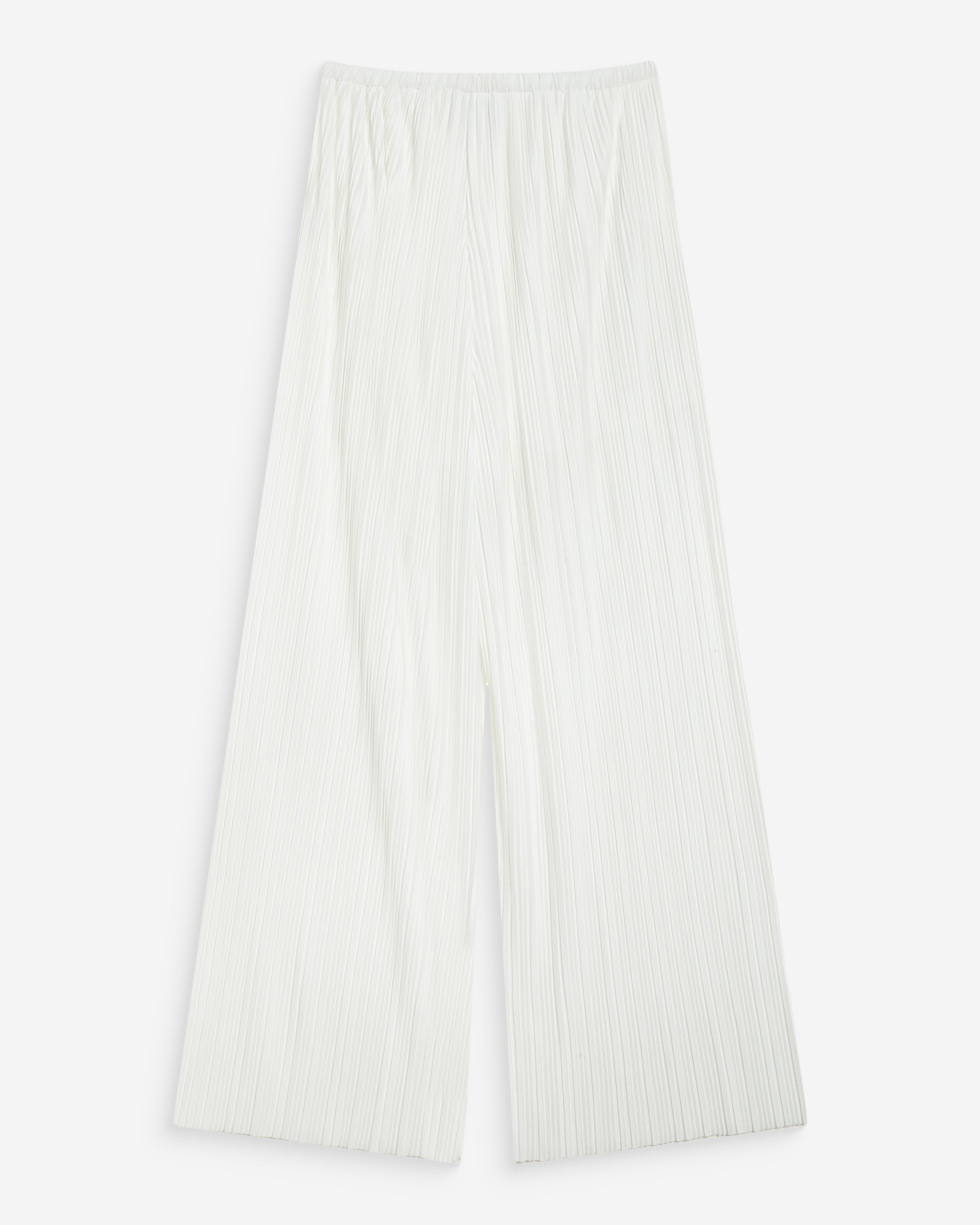 Wide pleated pants with elastic waist – Grace & Mila