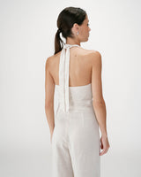 Mono recto escote cuadrado sable Wish