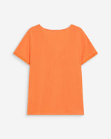 Top escote en V con encaje orange Willem