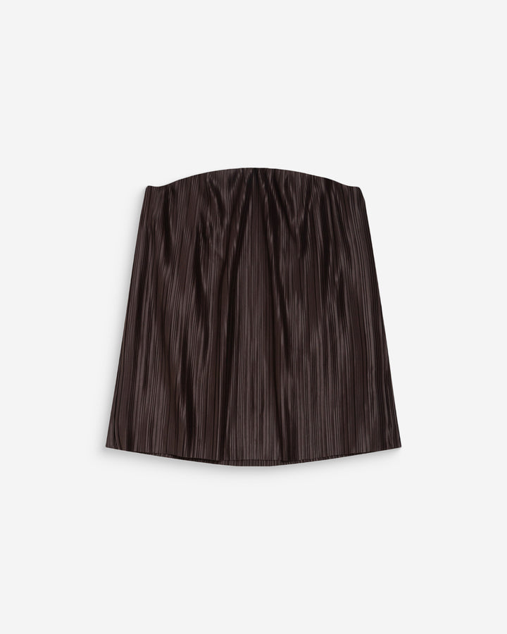 Top bustier plisado chocolat West