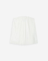 Top bustier plissé aérien ivoire West