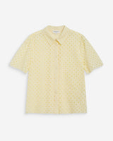 Camisa de encaje manga corta jaune Waverine
