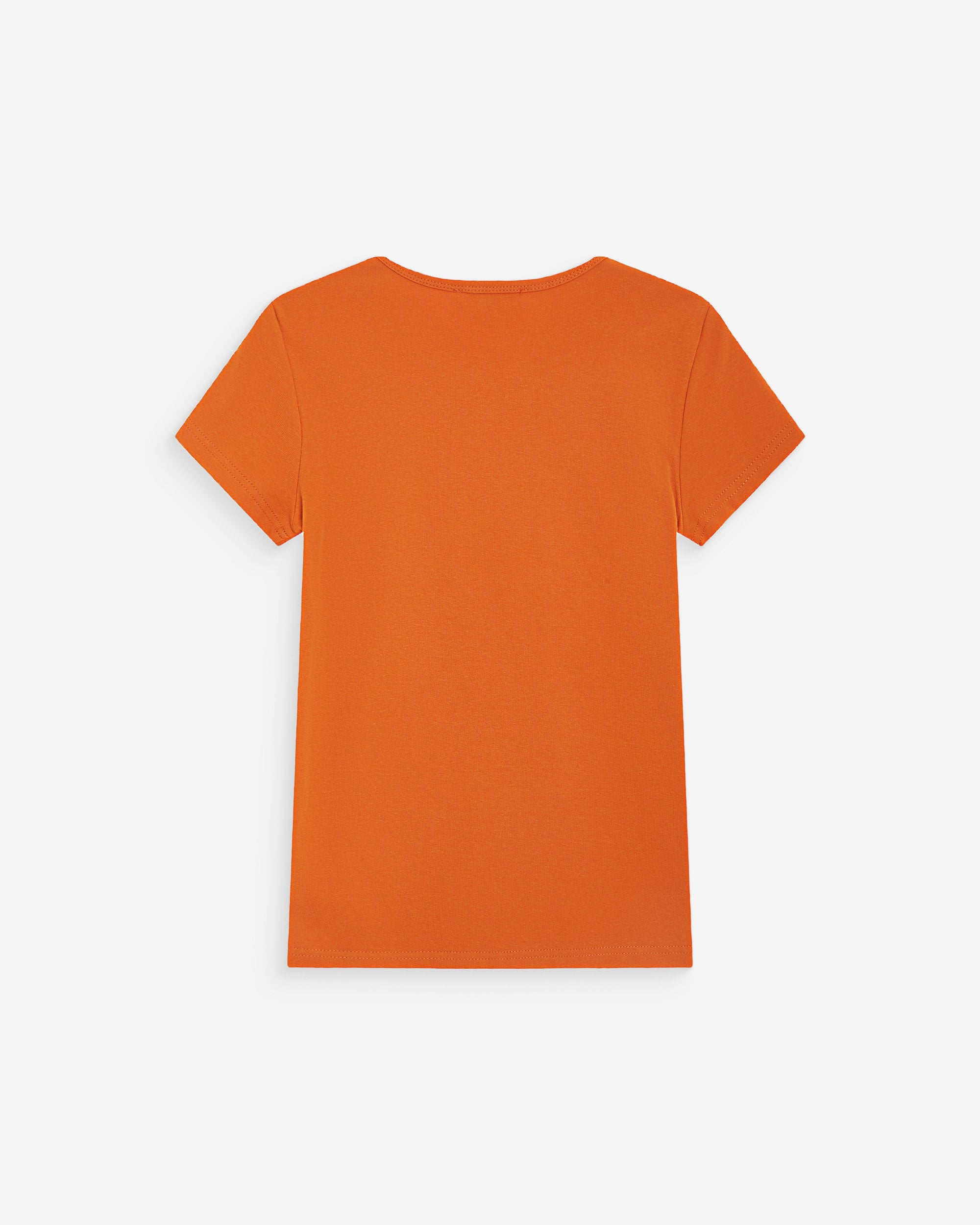 Camiseta ajustada con mensaje orange Wrenley