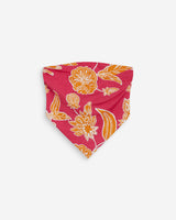 Floral bandeau top with tie-back fuchsia Willara