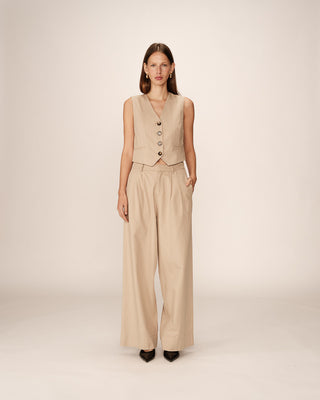 TROUSERS BEIGE BOTTOM