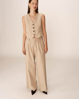 TROUSERS BEIGE BOTTOM