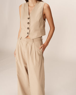 TROUSERS BEIGE BOTTOM