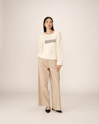 SWEATER ECRU TOP